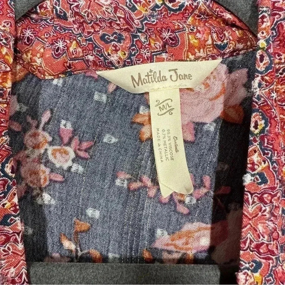 Matilda Jane Floral Kimono Cardigan size M/L - Picture 5 of 5